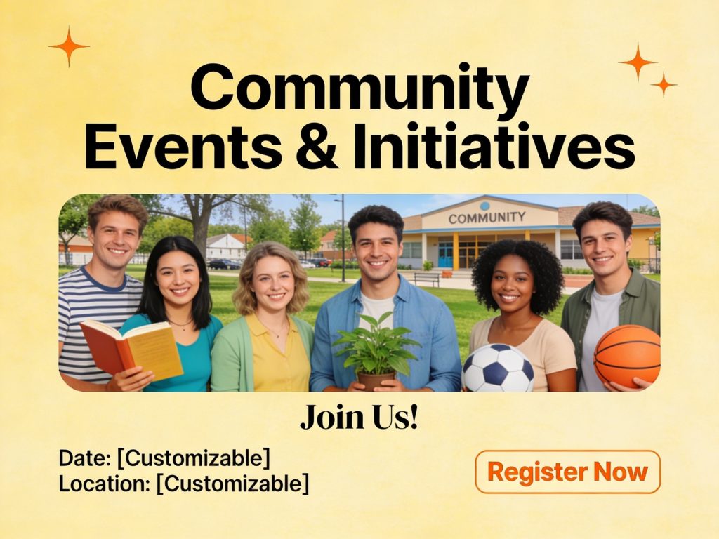 **Community Event Banner