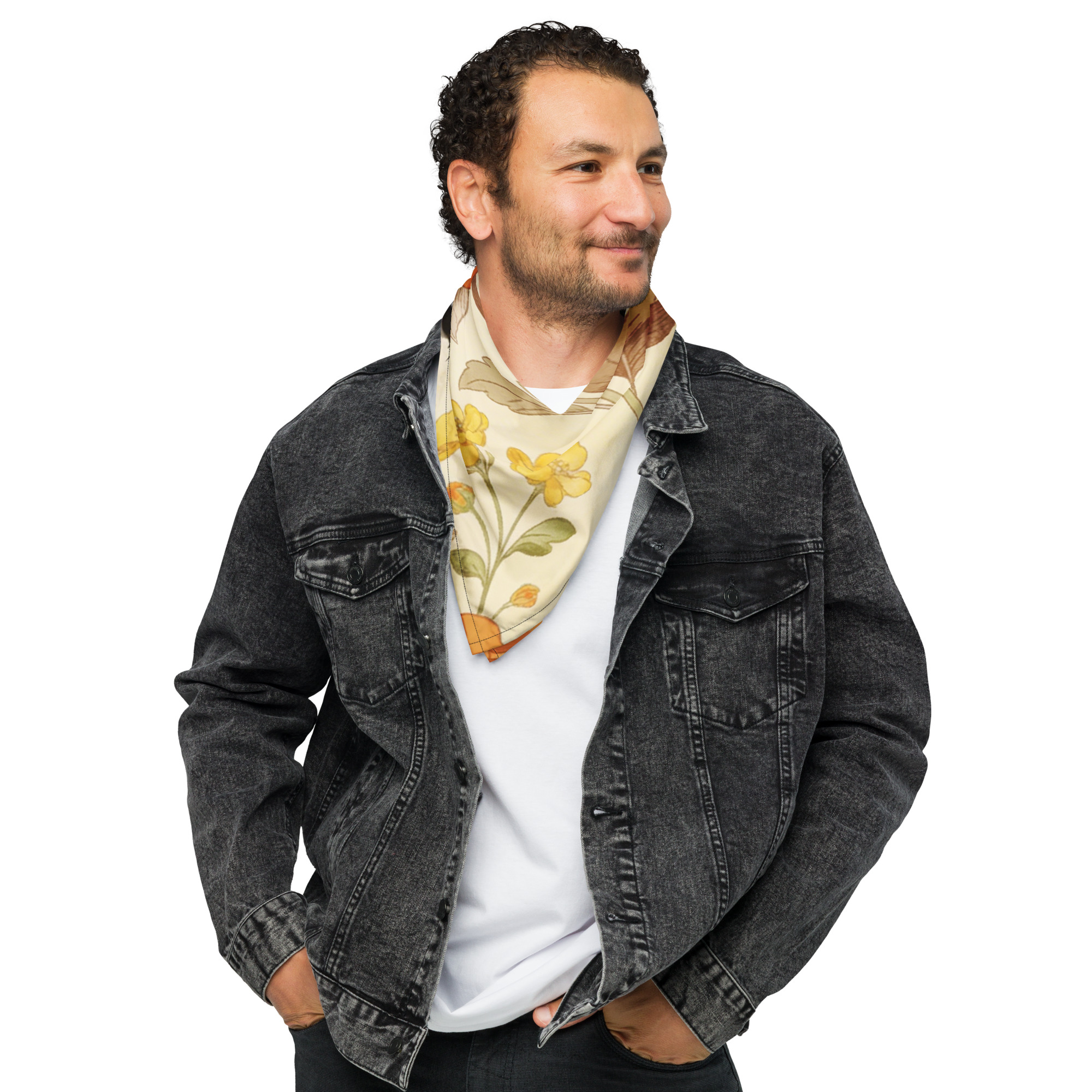 Spring Bees All-over print bandana - Image 3