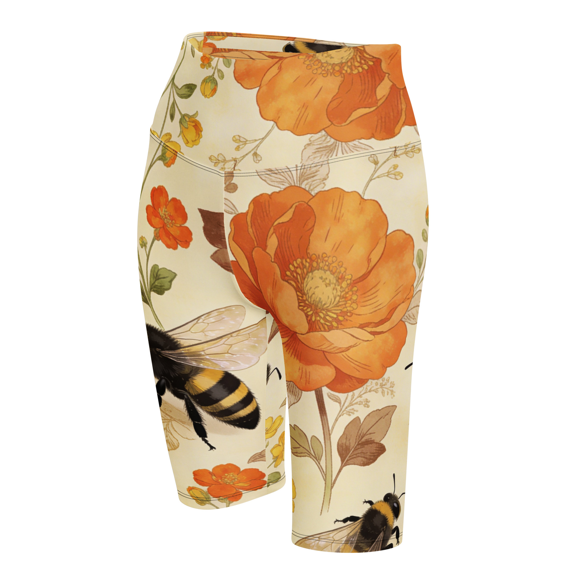 Spring Bees Biker Shorts - Image 4