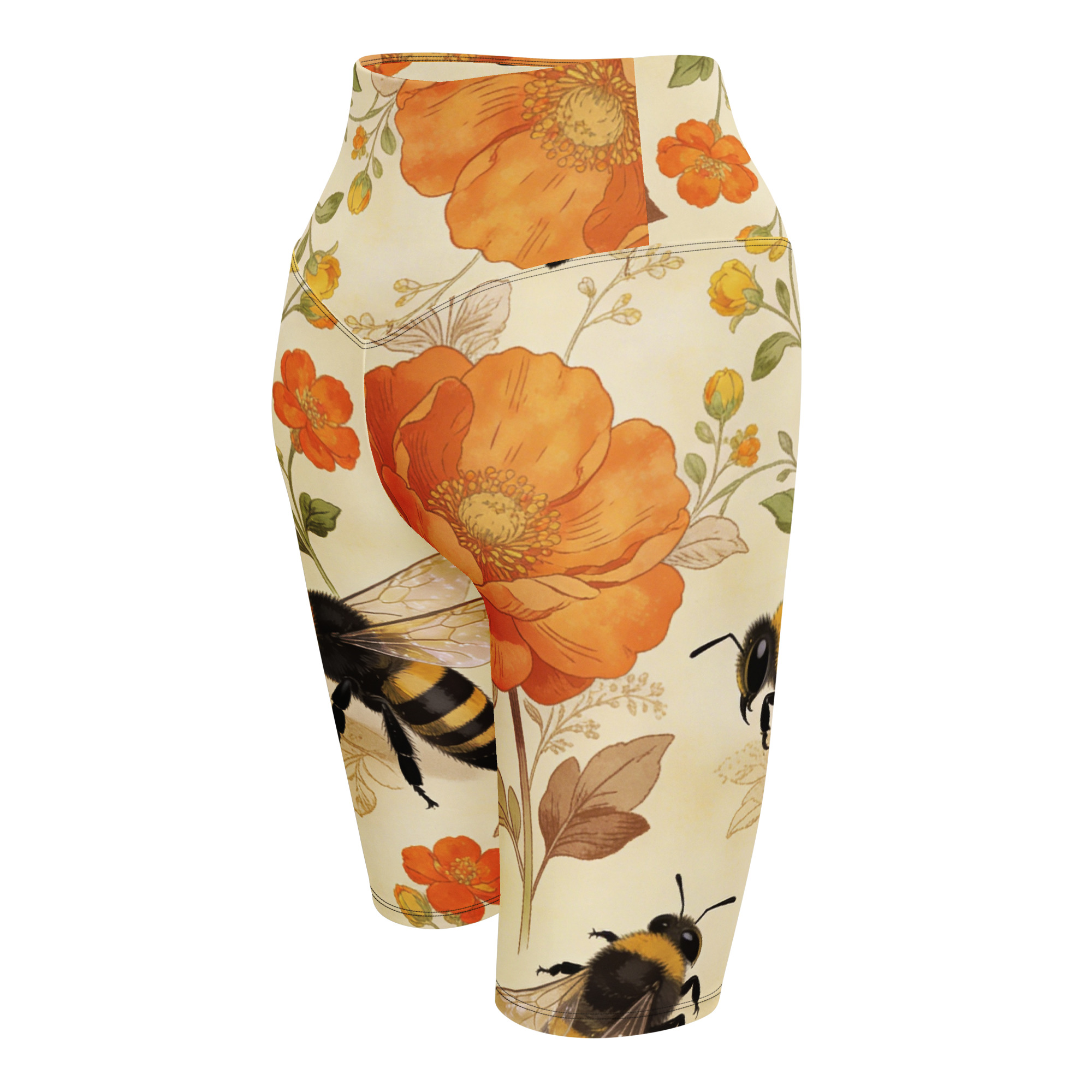 Spring Bees Biker Shorts - Image 3
