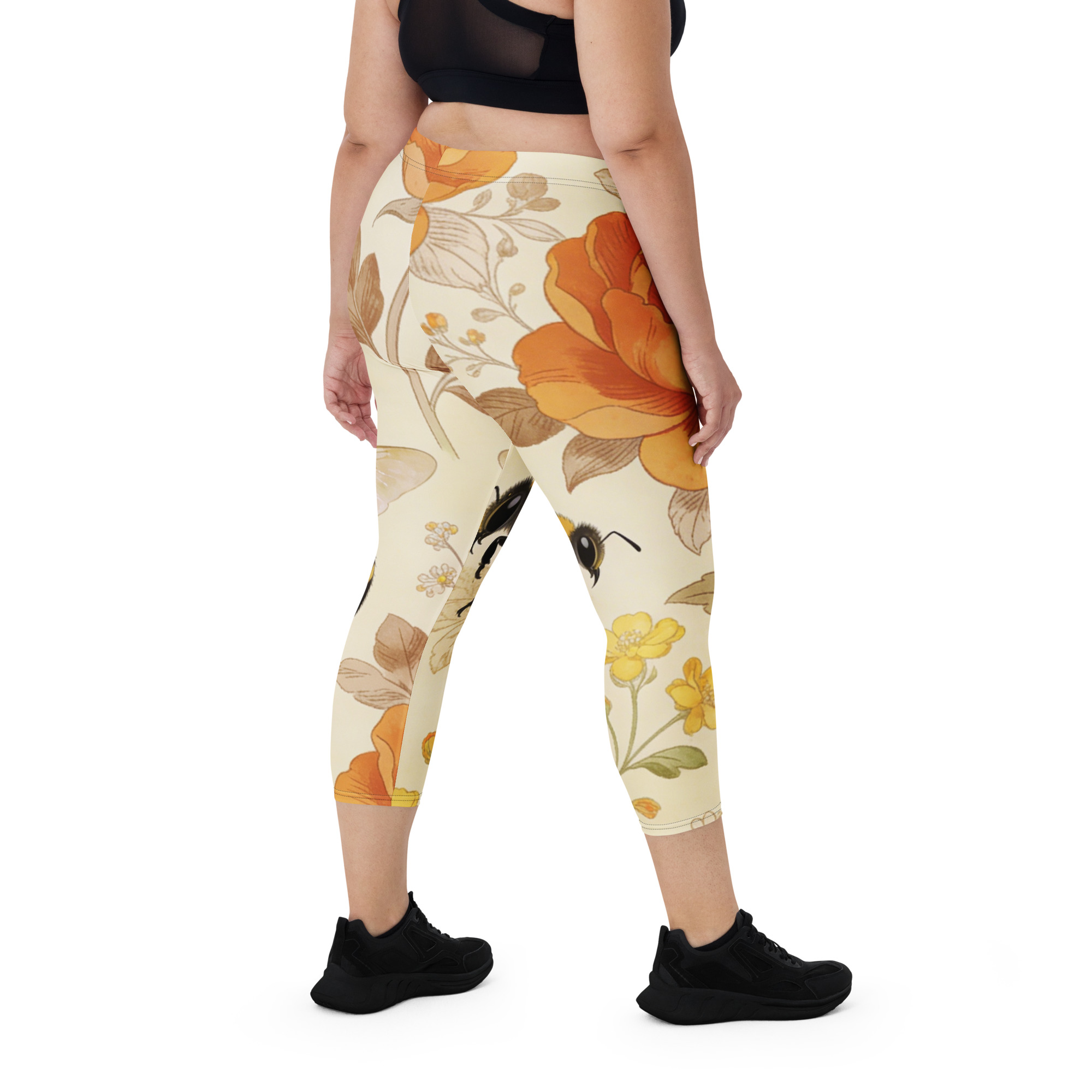 Spring Bees Capri Leggings - Image 6