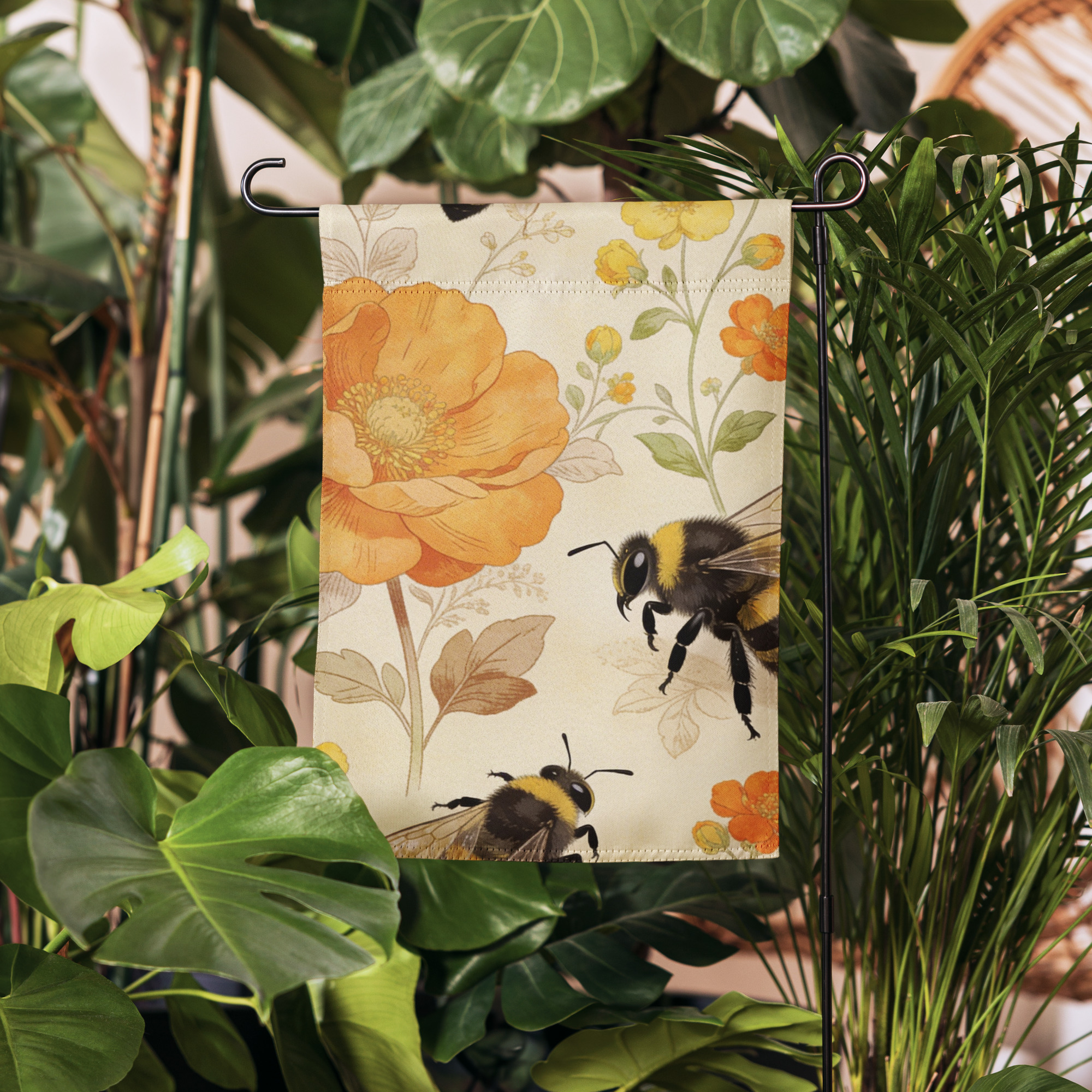 Spring Bees Garden flag - Image 3