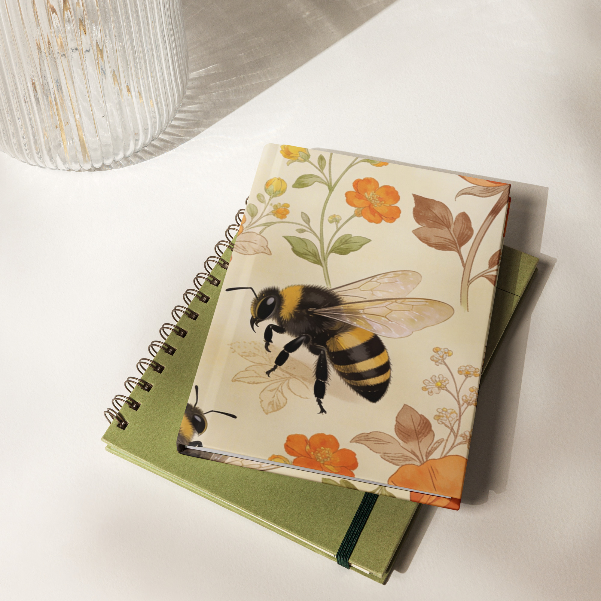Spring Bees Hardcover journal matte - Image 5