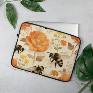 Spring Bees Laptop Sleeve