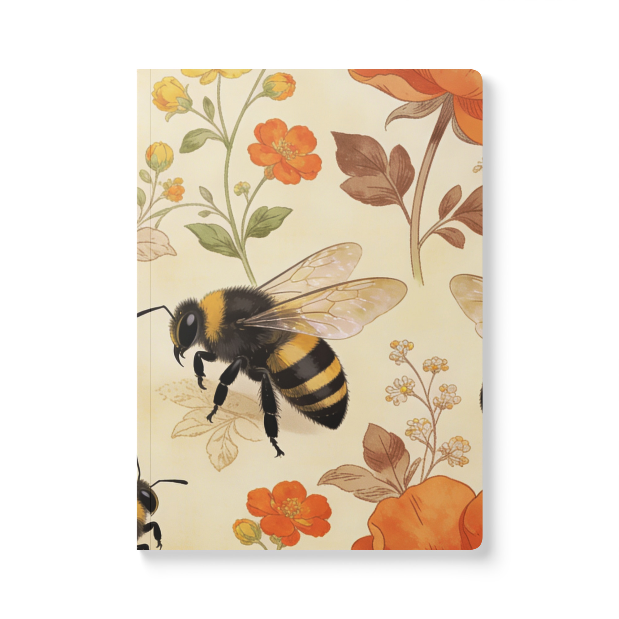 Spring Bees Softcover journal with surprise inside prints - Image 4