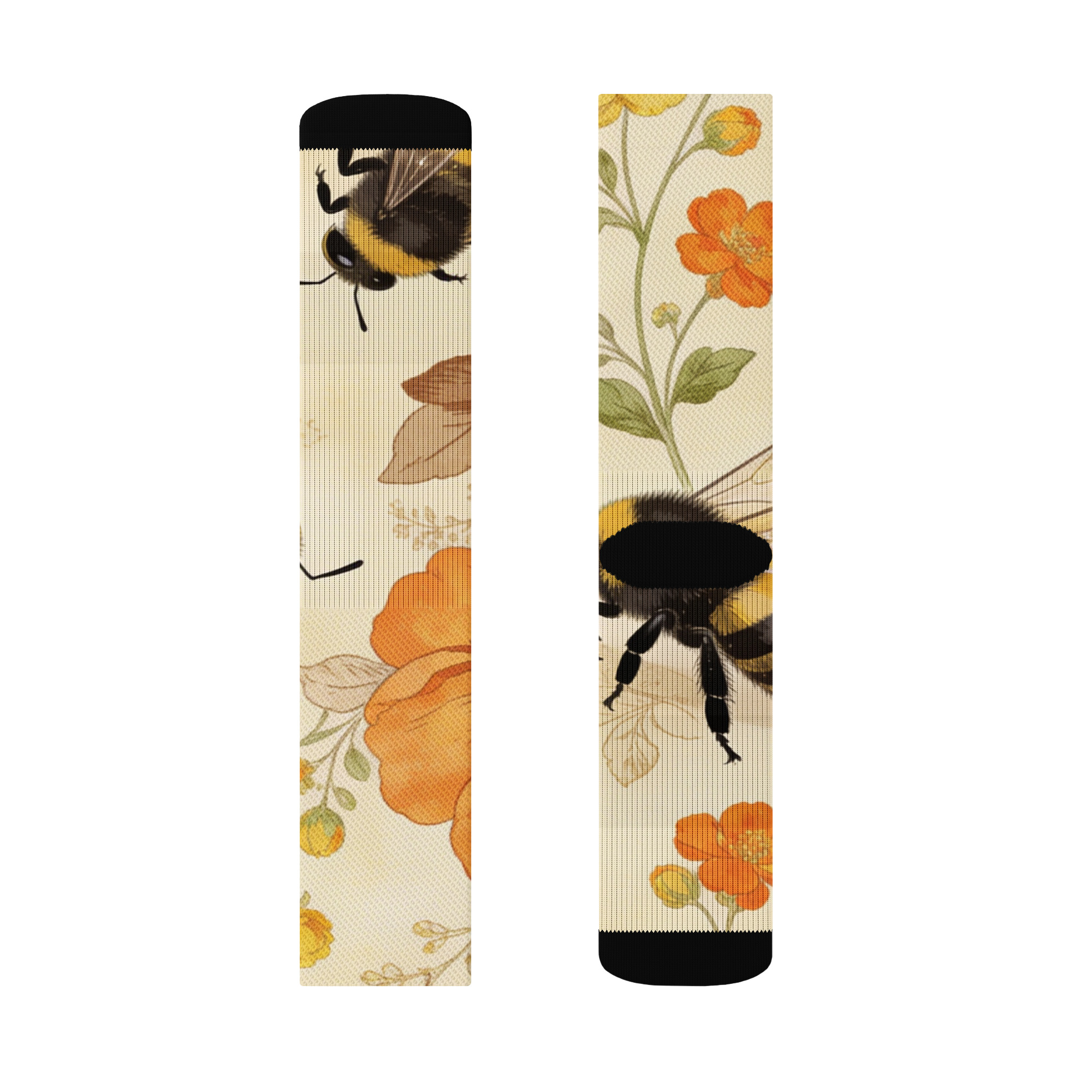 Spring Bees Crew socks - Image 2
