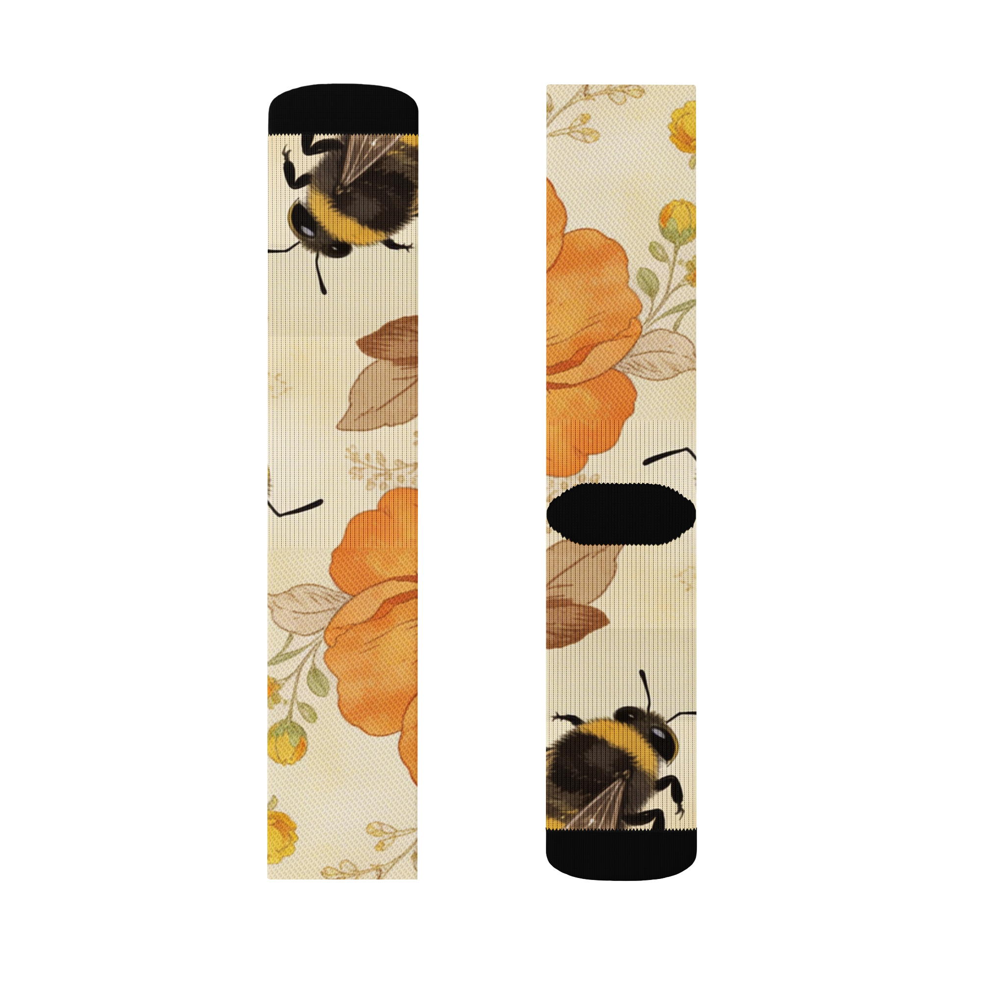 Spring Bees Crew socks - Image 3