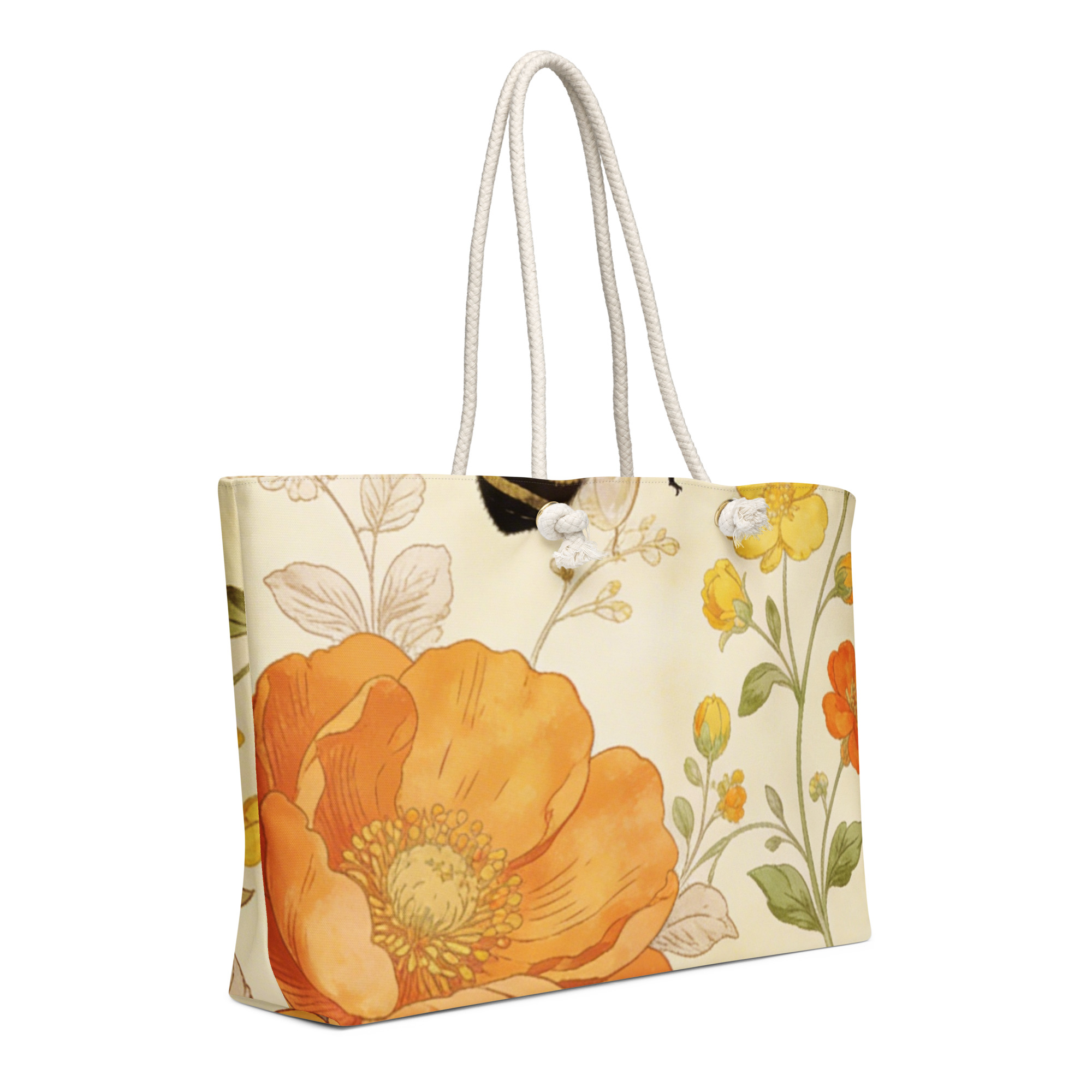 Spring Bees Oversized weekender bag - Image 3